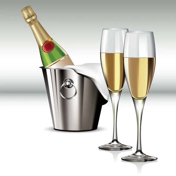 Şampanya şişe soğutucu