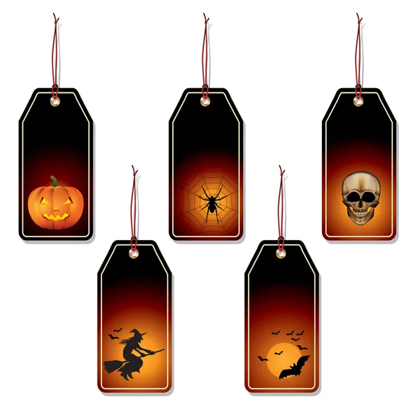 Halloween price tags — Stock Vector