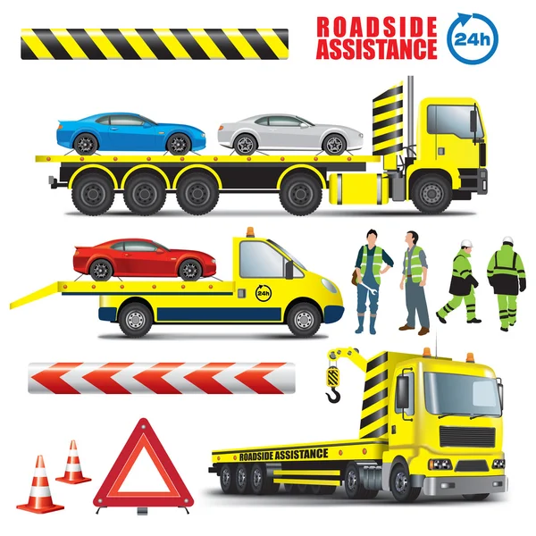 Roadside assistance — Stock Vector