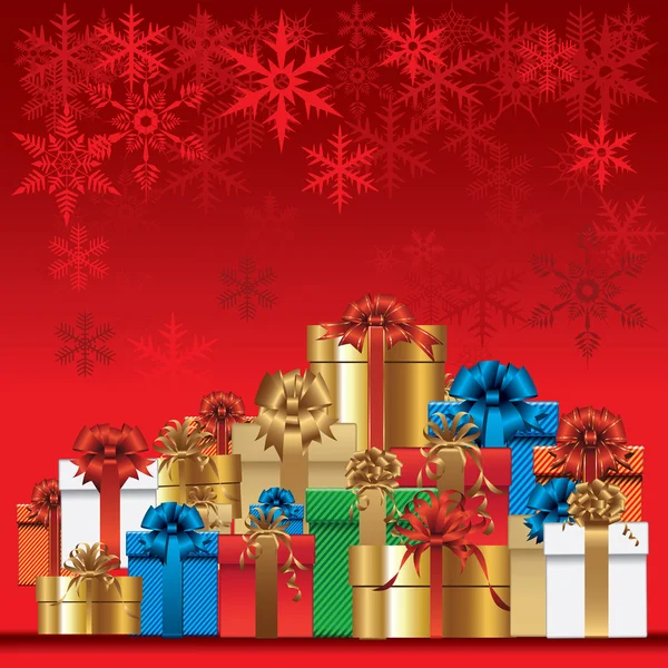 Cadeaux de Noël — Image vectorielle