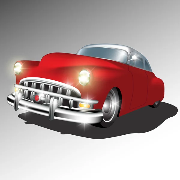 Retro klasik otomobil — Stok Vektör