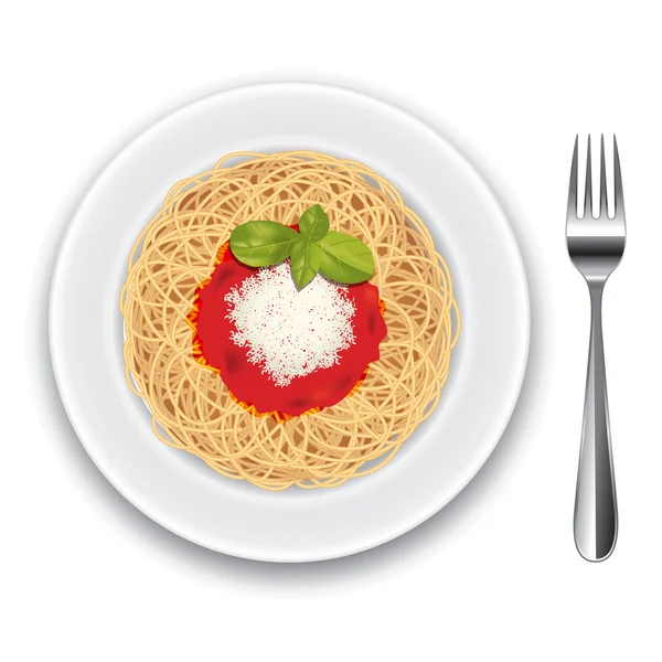 Spaghetti — Stock Vector