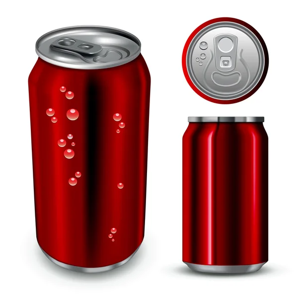 Aluminum can — Stock Vector