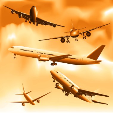 Airplanes clipart