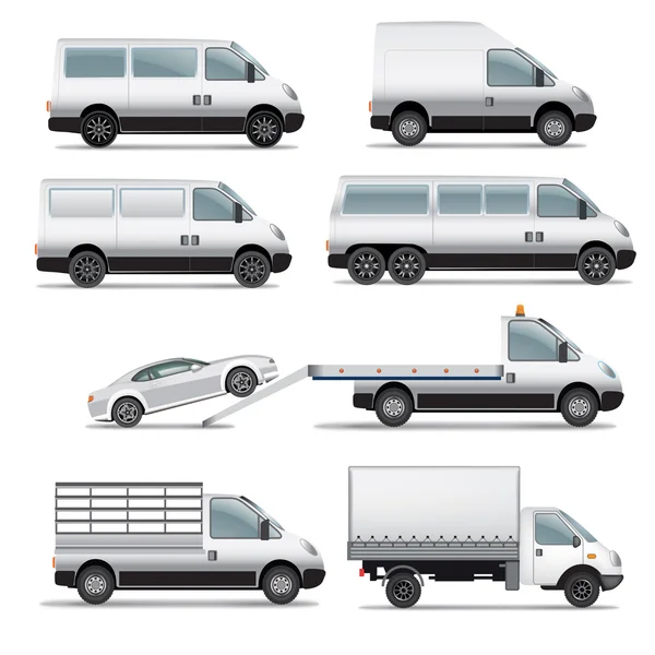 Van collection — Stock Vector