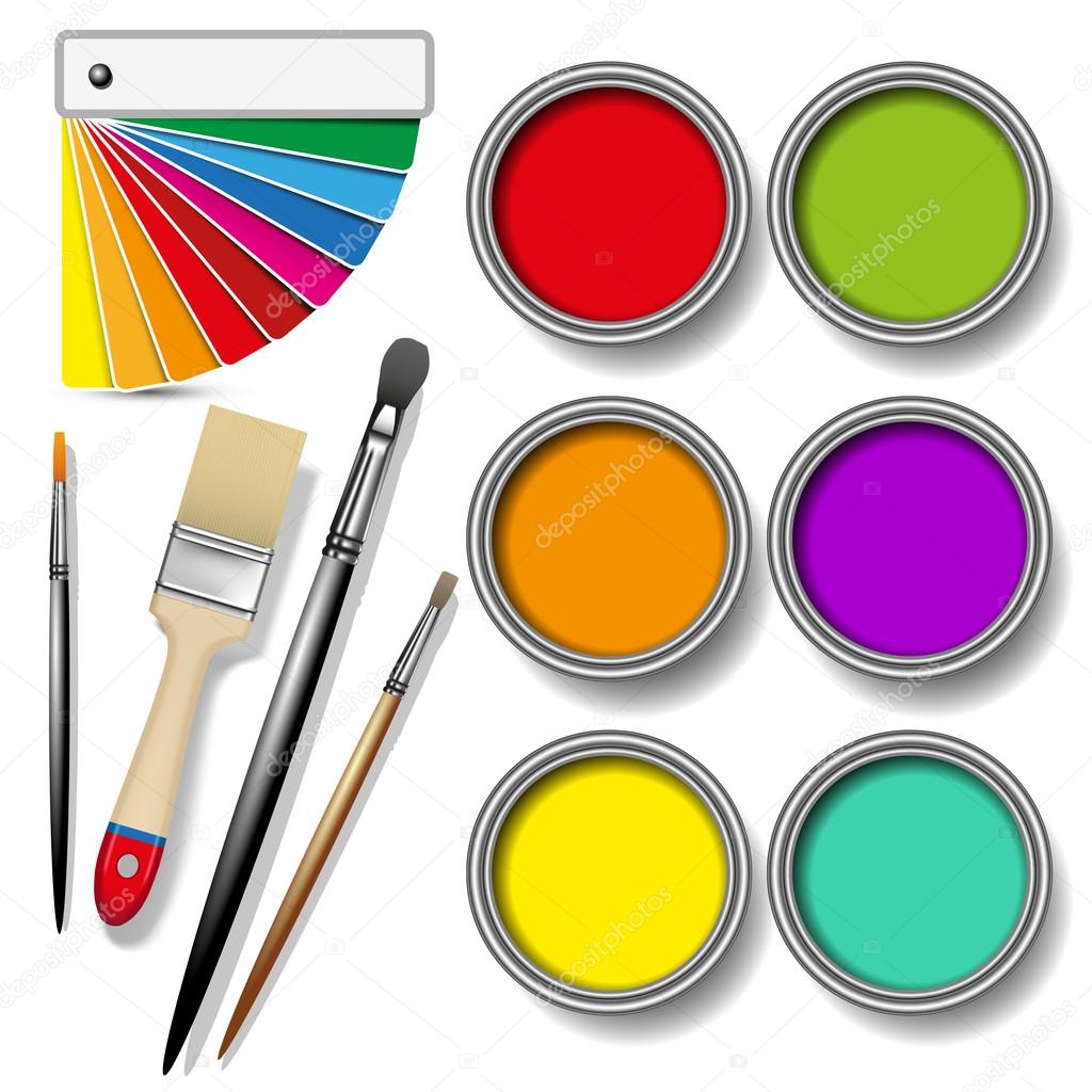 Botes de pintura imágenes de stock de arte vectorial | Depositphotos Botes de pintura imágenes de stock de arte vectorial | Depositphotos