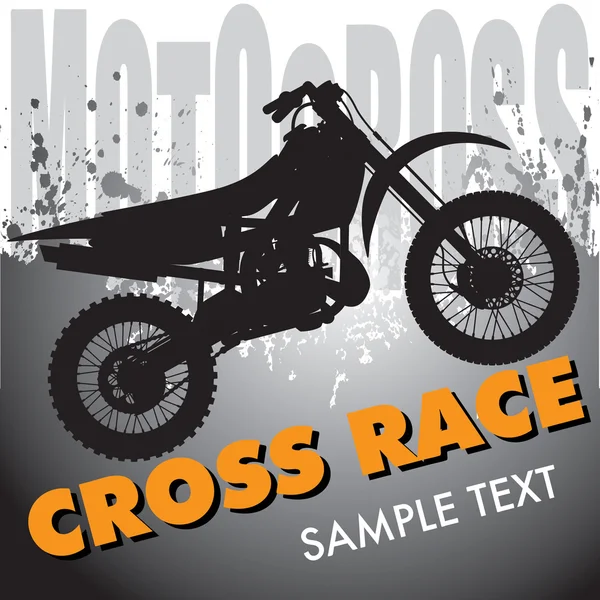 Motocross — Vector de stock