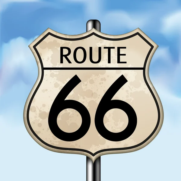 Route 66 — Stock vektor