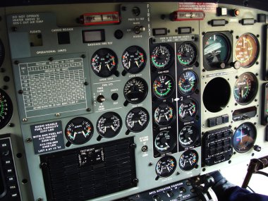 Helicopter cockpit clipart