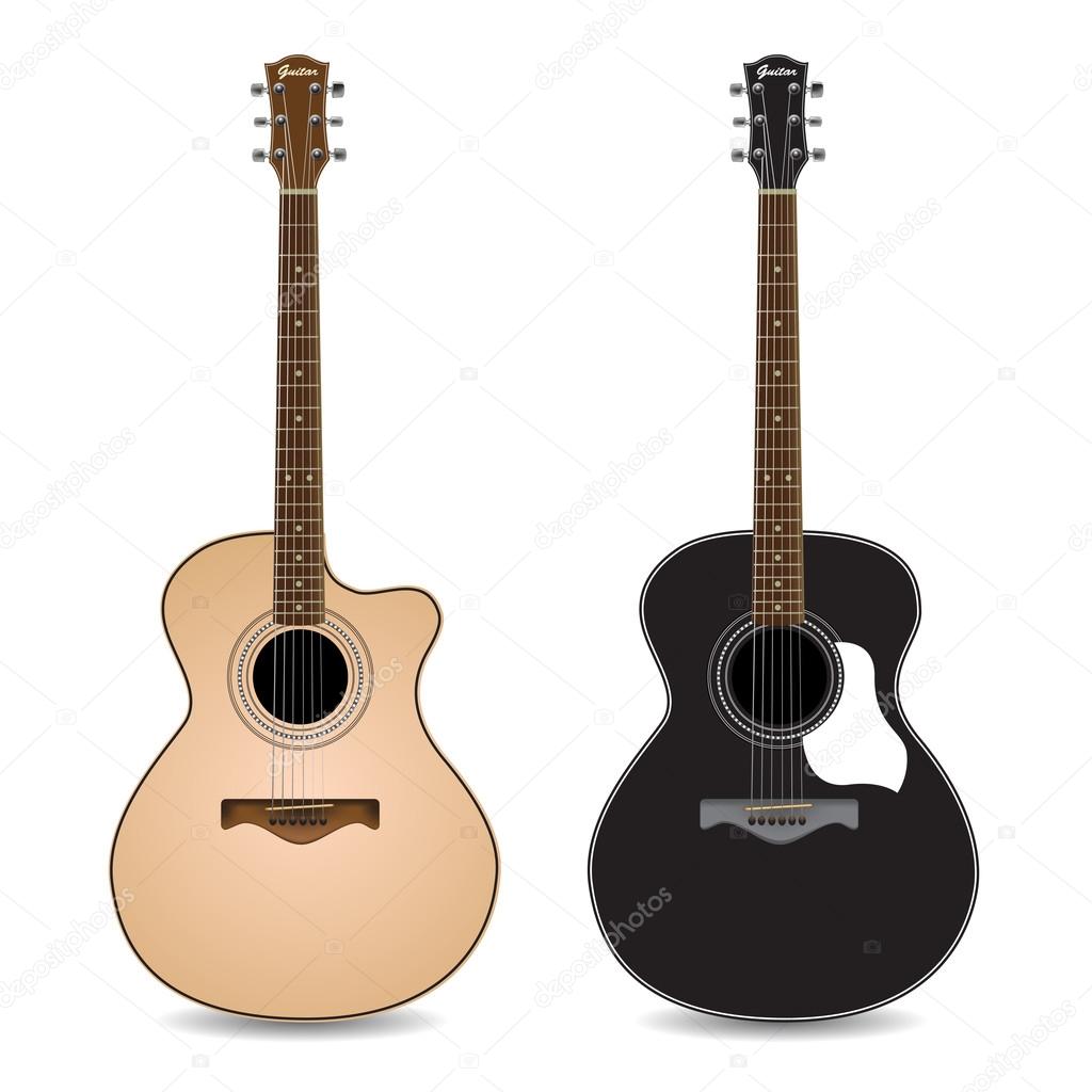 Acoustic guitar Stock Vector Image by ©Route55 72287247