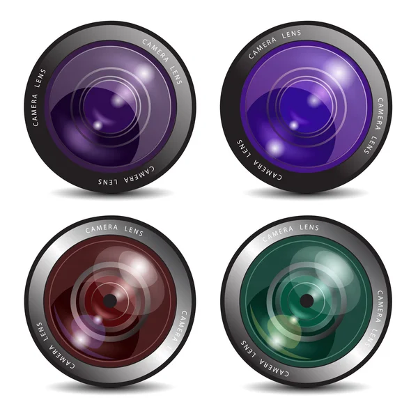 Objectif de caméra — Image vectorielle