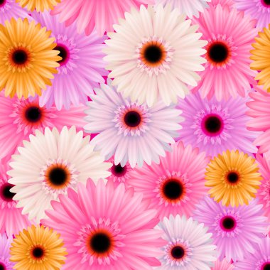 Semless çiçek deseni