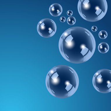 mavi sabun köpüğü