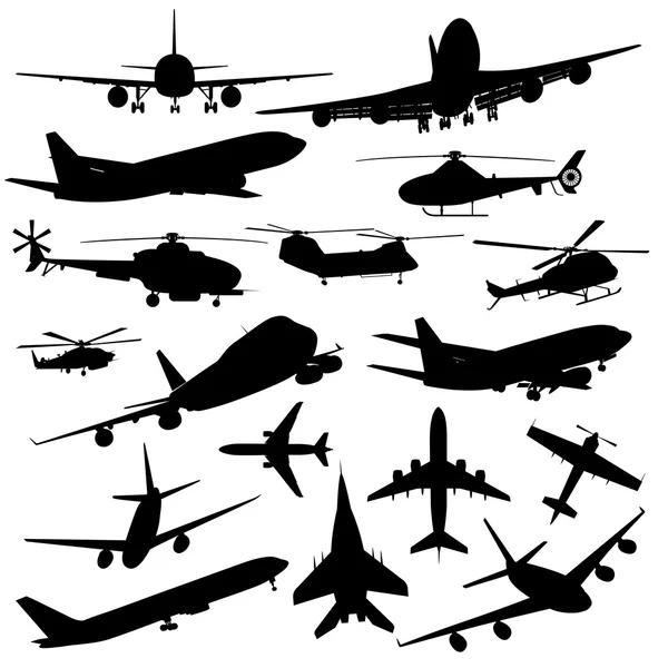 Aviones — Archivo Imágenes Vectoriales