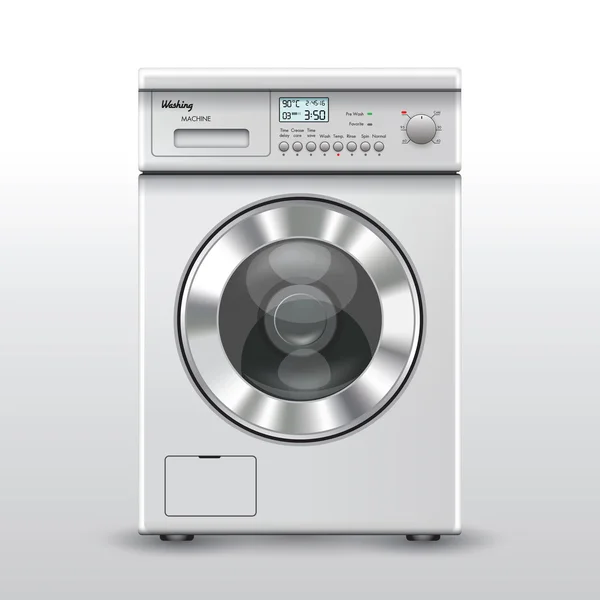 Máquina de lavar moderna — Vetor de Stock