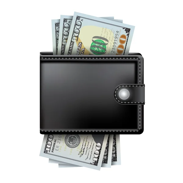 Χρήματα στο πορτοφόλι — Διανυσματικό Αρχείο