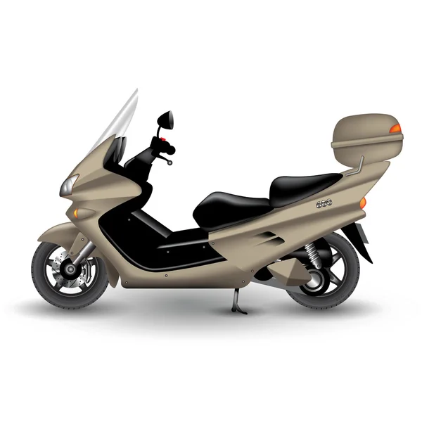 Modern classic scooter — Stock Vector