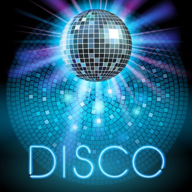 parlak bir disko topu