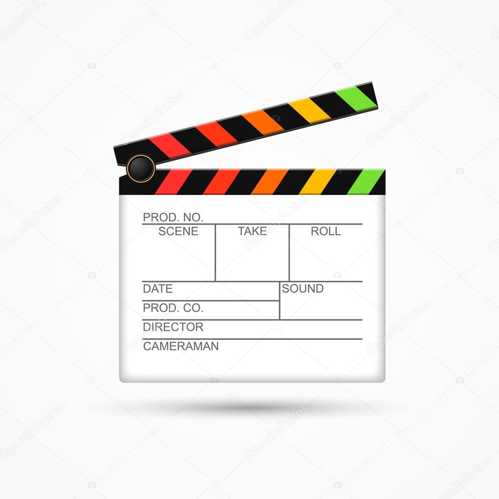 Director clapperboard icon