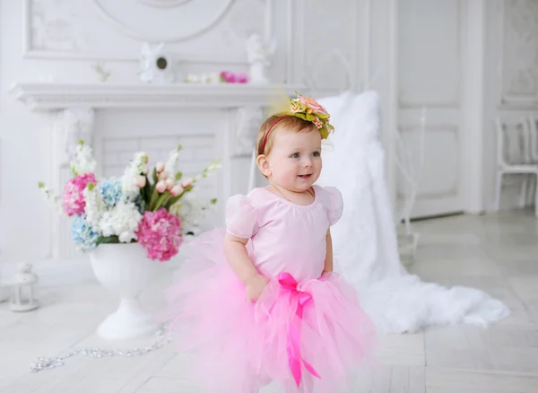 Birthday of the little girl — Stock Photo, Image