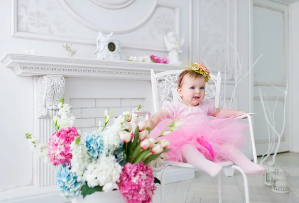 Aniversário da menina . — Fotografia de Stock