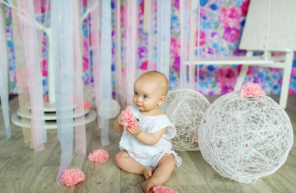 The kid in a nursery — Stock Photo, Image