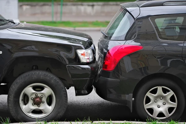 Two Cars Involved In Traffic Accident — Stock Photo, Image