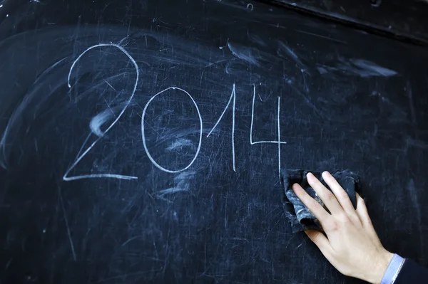 the student writes on a board - 2014