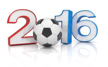 3D render - futbol 2016