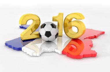 Futbol 2016 - Fransa - harita
