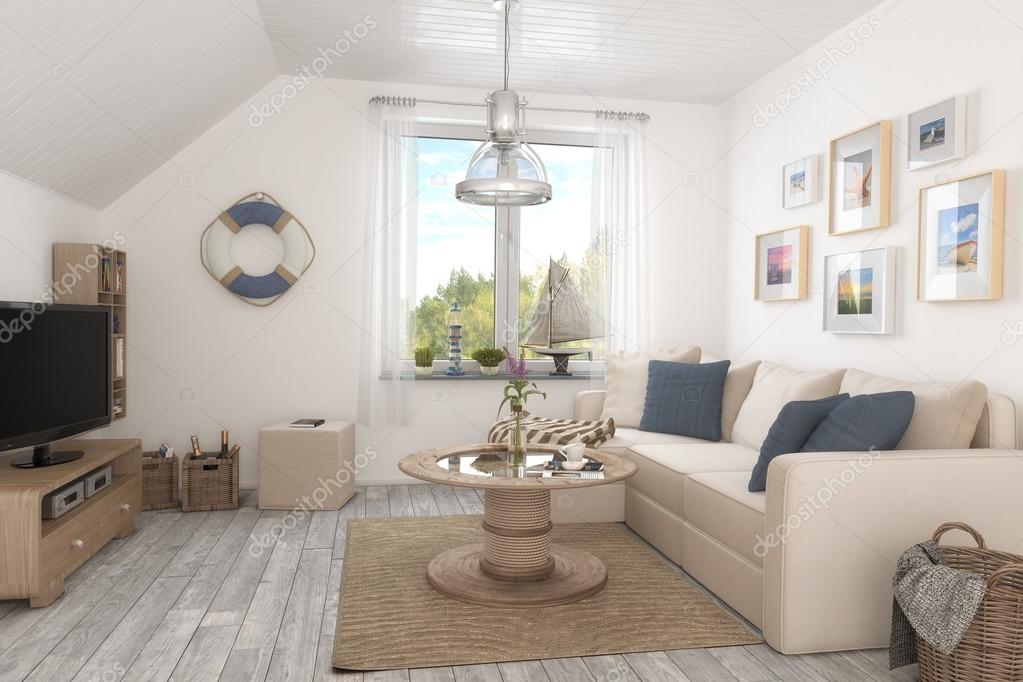 3d - maritime Ferienwohnung — Stockfoto © marog-pixcells #111166040