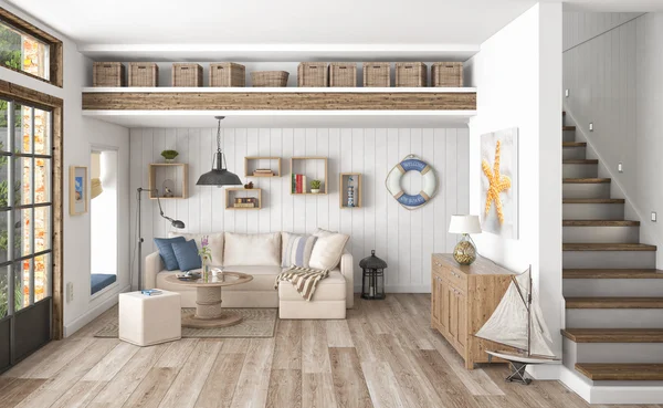 3D render - İskandinav düz