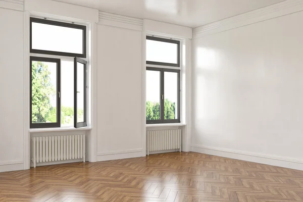 3D - boş oda - daire