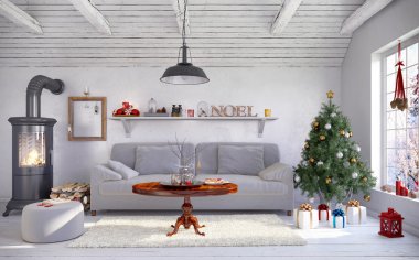 3D - İskandinav düz - Noel