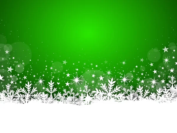 Weihnachtskarte - schneebedeckt 04 — Stockfoto
