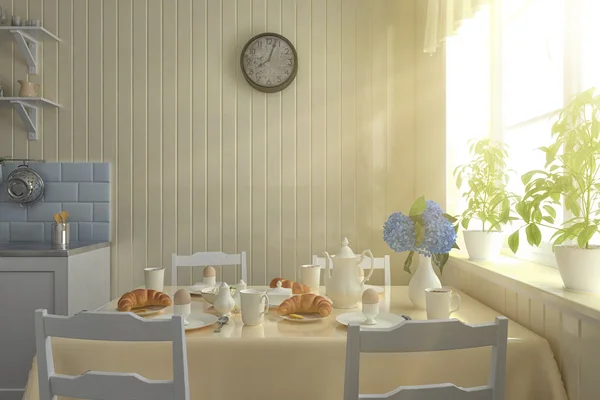 3d - vintage mutfak - Bölüm 2, çekim