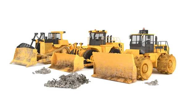 Bulldozers - Shot 1 — Stock Photo, Image