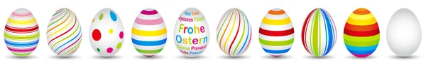 Modern tasarım renkli Paskalya yumurtaları — Stok fotoğraf