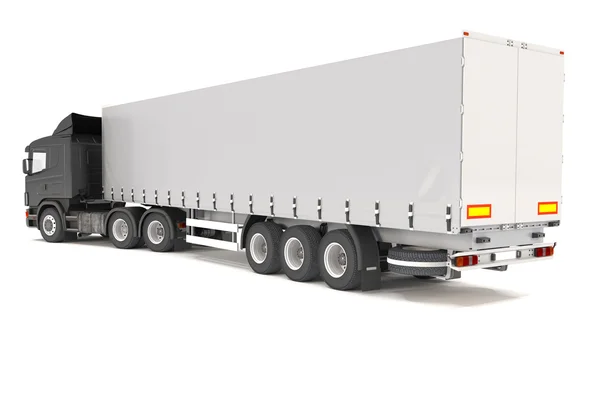Lading vrachtwagen - black - schot 10 — Stockfoto