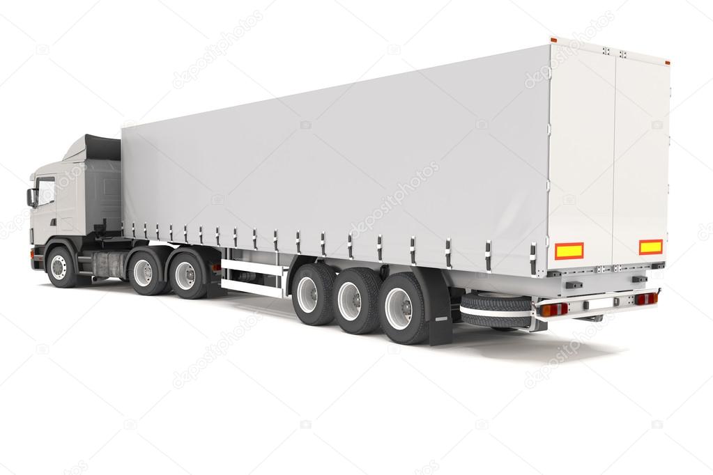cargo truck - silver - shot 14