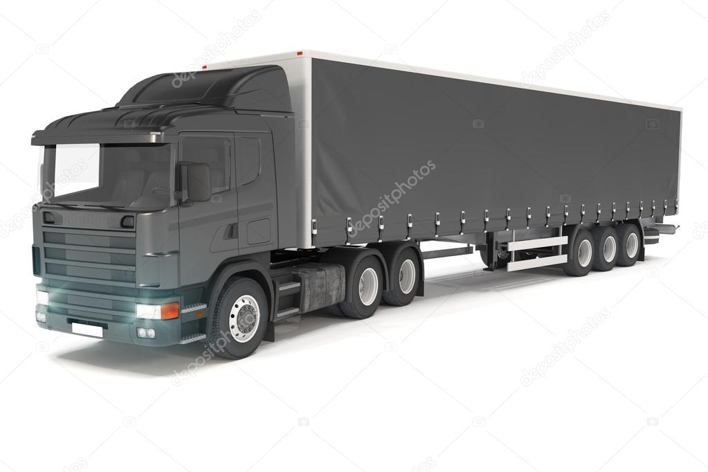 cargo truck - black - shot 09
