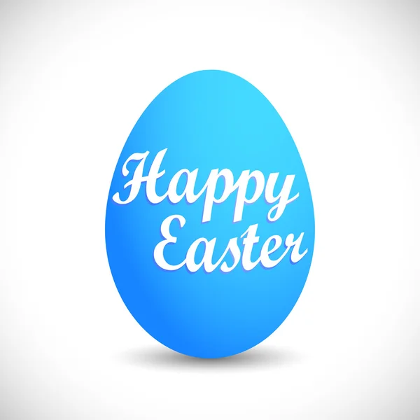 Feliz huevo de Pascua - azul — Foto de Stock