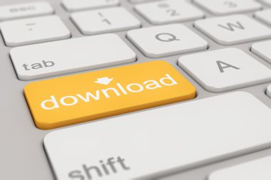 klavye - download - turuncu