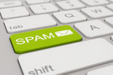 klavye - Spam - yeşil