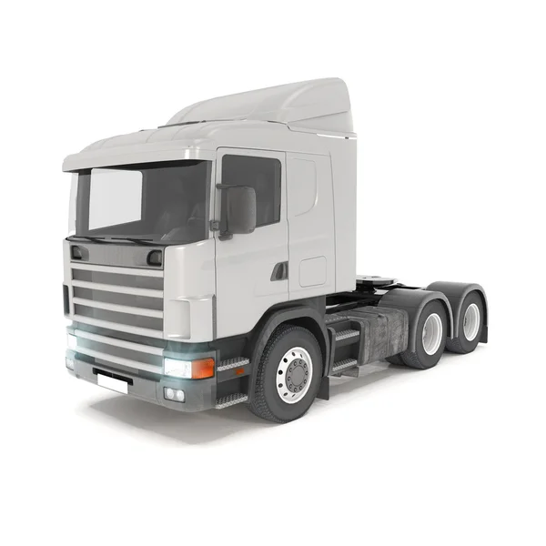 Camion carico - argento - colpo 37 — Foto Stock