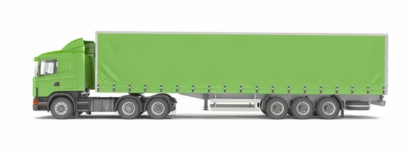 Camion carico - verde - colpo 40 — Foto Stock