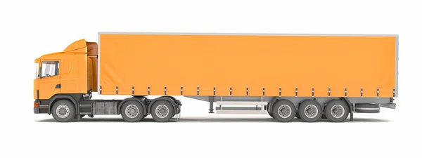 Camion carico - arancione - colpo 41 — Foto Stock