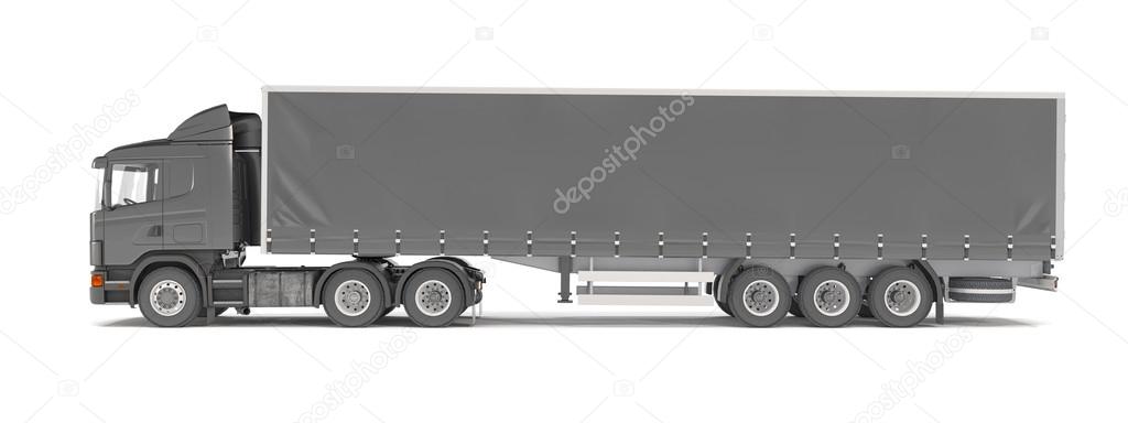 cargo truck - black - shot 38