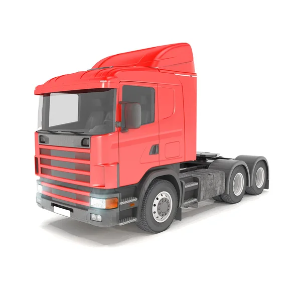 Cargo truck - red - shot 36 — Stock Photo, Image