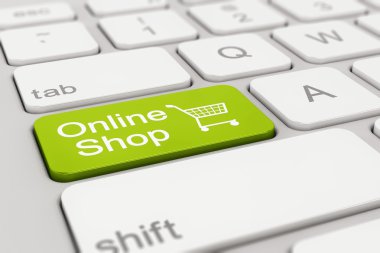 klavye - online alışveriş - yeşil